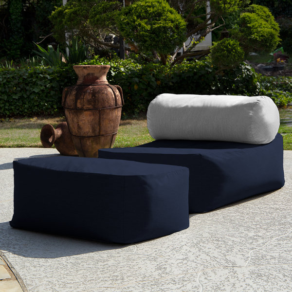 Outdoor bean bag discount ottoman